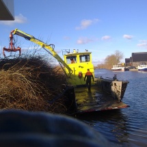 Met de tandengrijper kan er snel gelost worden