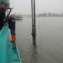 Met een vibercore wordt vanaf de Twee Gebroeders gemakelijk gewerkt