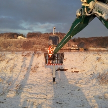 Voor vaarwegverlichting te repareren op plaatsen is de Twee Gebroeders een uitermate geschikt schip
